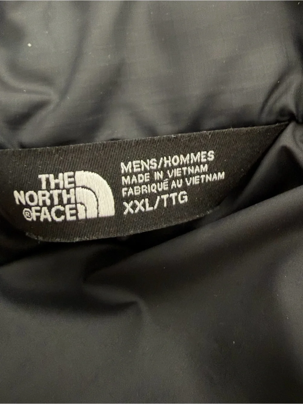 The North Face Black 550 Vest Down Puffer Quilted Full Zip Outdoor Men's XXL